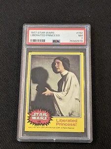 1977 Star Wars Series 3 Liberated Princess! PSA 7 Card #192 Leia - Picture 1 of 5