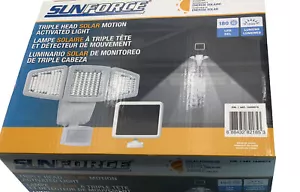 Sunforce Products 1600074 Solar Triple Head Motion Activated Light NEW - Picture 1 of 6