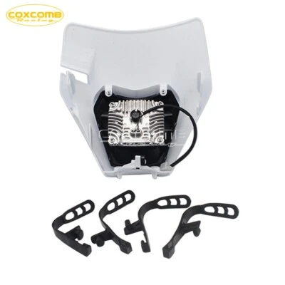 Faro LED Dirt Bike E8 con carenado para Kawasaki Yamaha Honda Suzuki Foto 1 de 4