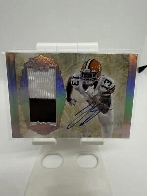 JOSH GORDON Rookie Patch Auto! 2012 Topps Five Star Platinum! #/25 Card No. 169 - Image 1 of 4