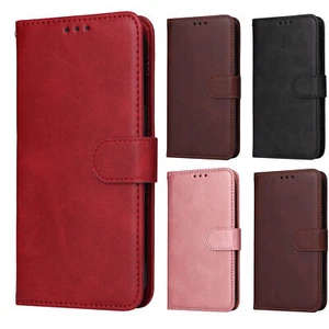 Funda tipo billetera de cuero abatible para teléfono Huawei Honor X7B 100 Nova 12 Mate 60 Pro X7B - Imagen 1 de 18