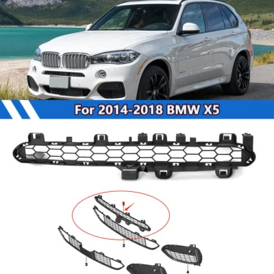 New Center Front Upper Bumper Grille For 2014-2018 BMW X5 F15 Sport 51118054013 Foto 1 de 4