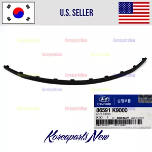 FRONT Bumper Spoiler Lip Chin Splitter ⭐OEM⭐ 86591K9000 Veloster N 2019-2022 - Picture 1 of 2