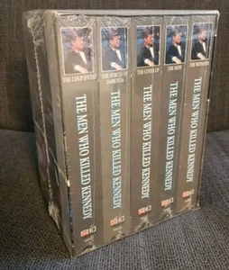The Men Who Killed Kennedy VHS Time Life Video 5 Tape Set Brand New Sealed - Picture 1 of 6