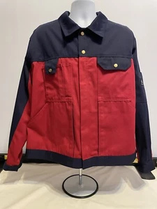 Arbeitskleidung Mantel Größe XL schwarz rot Maskottchen Como - Bild 1 von 16