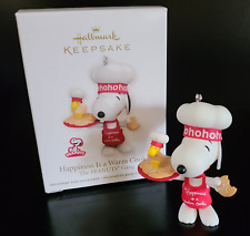 Hallmark PEANUTS Snoopy - HAPPINESS IS A WARM COOKIE - Christmas Ornament (2011)