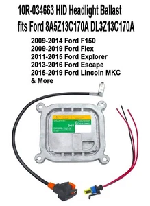 Lastre de faros 10R-03463 HID para Ford seleccionados 8A5Z-13C170-A, DL3Z-13C170-A - Imagen 1 de 7