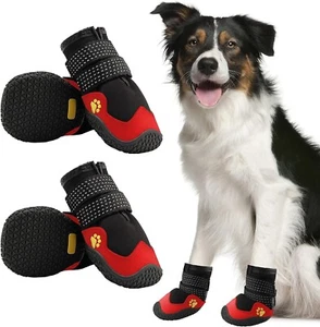 Anti-Slip Waterproof Dog Shoes (Size 7 Fits 60-90lb Dogs) - Picture 1 of 10
