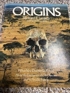 ORIGINS RICHARD E LEAKEY AND ROGER LEWIN HC 1978 - Picture 1 of 1