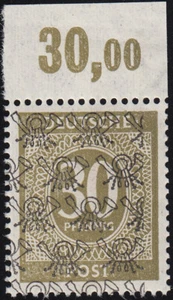 Bizone 30 Pf Netz Oberrand  Mi.Nr. 63 II b P postfrisch Mi.Wert 250 € (B339) - Picture 1 of 1