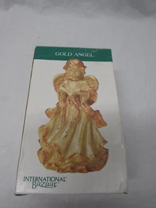 Internationaler Basar Weihnachten Gold Engel Neu im Karton, 4" 4 Variationen verfügbar - Bild 1 von 17