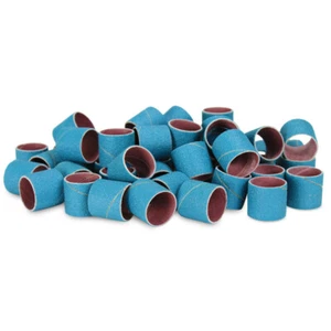 2" x 2" Zirconia Spiral Bands, No Lap Sanding Sleeves - 50 Pack - Picture 1 of 4
