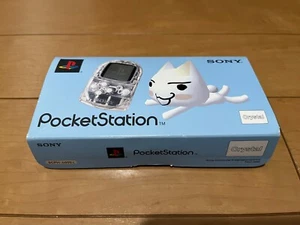 Sony PocketStation PlayStation PS Cristal SCPH-4000 CAJA Y Manual Japón Toro - Imagen 1 de 20