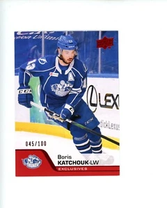 2020-21 Upper Deck AHL Rookie RC Prospect Red Exclusives Boris Katchouk #d 100 - Picture 1 of 1