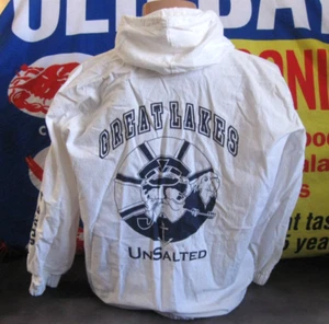 GREAT LAKES UNSALTED giacca con cappuccio full zip uomo grande OUTDOOR MIDWESTERN LAKE - Foto 1 di 5