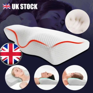 Ergonomic Memory Foam Contour Relief Pillow/Orthopaedic/Neck Pain/ Better Sleep - Picture 1 of 12