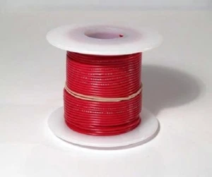 20 AWG UL1007 UL1569 Cable de conexión 100 pies carretes ROJO ~ 10 colores disponibles! - Imagen 1 de 1