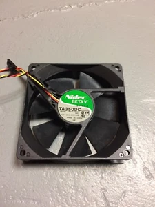 Nidec Beta V TA350DC 92mm X 92mm X 25mm 12V DC .5A Fan M34138 - Picture 1 of 10