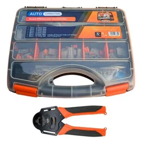 Automotive Connector Set 47pcs for Deutsch DTM Series with Crimp Tool Kit - Picture 1 of 9