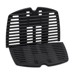 7644 Cast Iron Cooking Grates for Weber Q100, Q1000 Series Portable Gas Grill - Picture 1 of 7