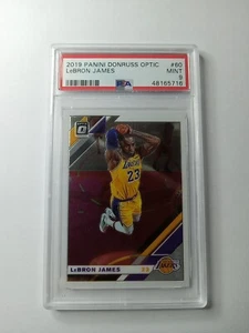 2019-20 Panini Donruss Optic LeBron James #60 PSA 9 Mint Los Angeles Lakers Cavs - Picture 1 of 2