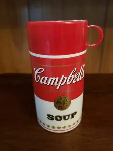 CAMPBELL'S CLASSIC SOUP CANISTER THERMOS FOOD BEVERAGE CONTAINER VINTAGE 1998 - Picture 1 of 10
