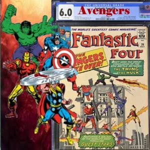 1964 Fantastic Four #26 CGC 6.0 Hulk vs. Alle!!! - Bild 1 von 3