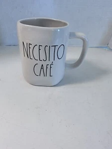Rae Dunn Necesito Cafe Mug 5” Tall Defect - Picture 1 of 6