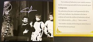 George Lucas Signed 8x10 Photo, Authentic, COA Autograph Star Wars