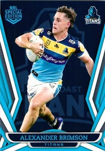 2023 GOLD COAST TITANS NRL Card ALEXANDER BRIMSON Special Edition - Picture 1 of 3