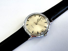 Vintage Men's Watch Timex 2017 2468 Mechanical Wind Up Black Band Runs
