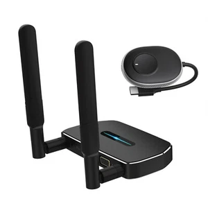 Plug Play 4K Wireless HDMI Video Transmitter Receiver Projector Switch PC TV j - Zdjęcie 1 z 20