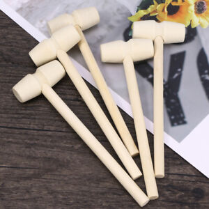 5 Pcs Hammer Toy Wood Wooden Crab Mallet Percussion Girls Children