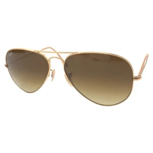Ray-Ban Aviator RB3025 58□14 3N Sunglasses for men and women Gold brown metal - Picture 1 of 10