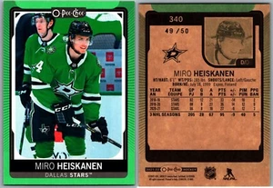 21-22 O-PEE-CHEE NEON GREEN - MIRO HEISKANEN /50 #340 DALLAS STARS - Picture 1 of 1