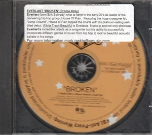 Everlast Broken CD USA Island 2004 promo has info sticker on front of case - Bild 1 von 1