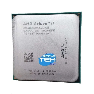 Processeur AMD Athlon 2 X2 260 ADX2600CK23GM AM2+ AM3 CPU 3,2GHz Rénové - Photo 1/3