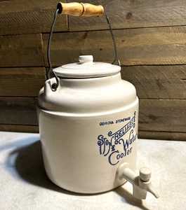 Vintage 60er Jahre Corona Steinzeug Wasserkühler Bauernhaus Deko - Bild 1 von 10