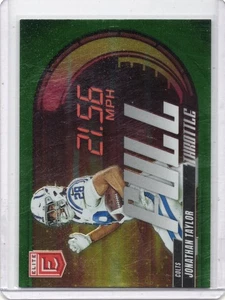 2025 Panini Donruss Elite - Full Throttle Jonathan Taylor #10 Green Colts - Picture 1 of 2
