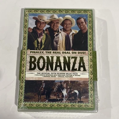 Bonanza: The Official Fifth Season Volumes 1 & 2 DVD Value Pack Set - NEW SEALED - Image 1 of 4