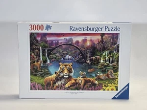 Ravensburger Tigri in Paradiso Puzzle Nuovo Sigillato 3000 Pezzi - Foto 1 di 5