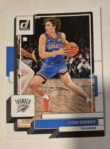 Tarjeta de baloncesto Josh Giddey Oklahoma City Thunder 2022-23 Donruss NBA №102 - Imagen 1 de 2