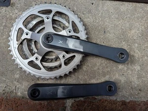 Shimano XTR M951 Chainset 175mm Cranks With Chainrings - Picture 1 of 7