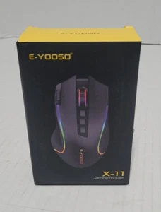 E-YOOSO 2.4GHz Gaming Mouse X-11 Bluetooth USB Wired Wireless - Picture 1 of 4