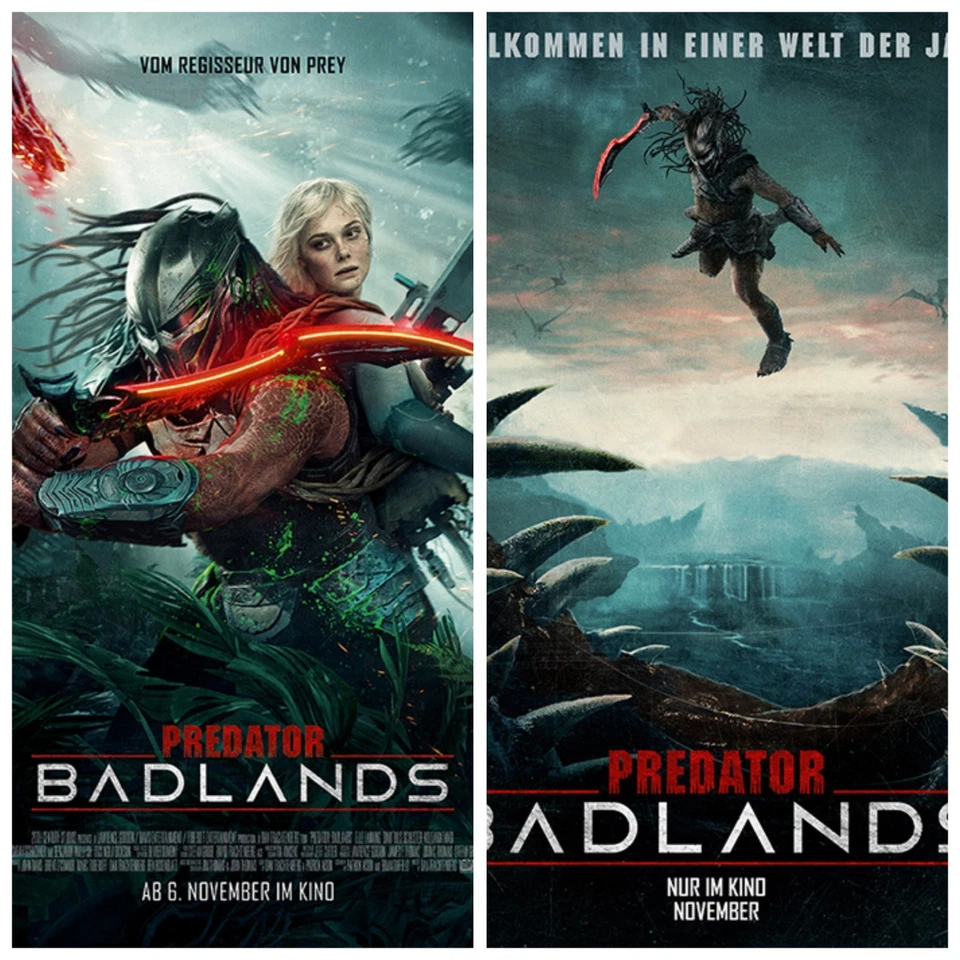 2x Predator Badlands Kinoplakat Kinoposter Filmplakat Poster Plakat A1 - Bild 1 von 1