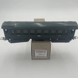 HO SCALE - VINTAGE MARKLIN 344 BAGGAGE PASSENGER MODEL TRAIN CAR RARE - Picture 1 of 10