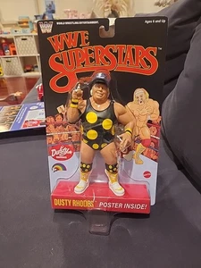 Neu versiegelt Mattel LJN Superstars WWE Dusty Rhodes schwarze Karte Chase Zielfigur - Bild 1 von 2