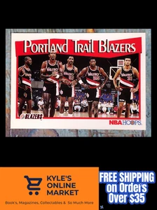 Portland Trail Blazers NBA Hoops 1991 #295 (#1) - Picture 1 of 5