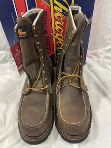 THOROGOOD 1957 SERIES 8" WATERPROOF STEEL TOE WORK BOOTS 804-3898, Size 11 D - Picture 1 of 6