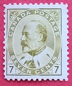 Canada Stamp 92 King Edward VII MH FVF CV$325 - Picture 1 of 1
